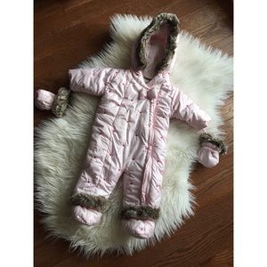 Sweet baby pink bunting